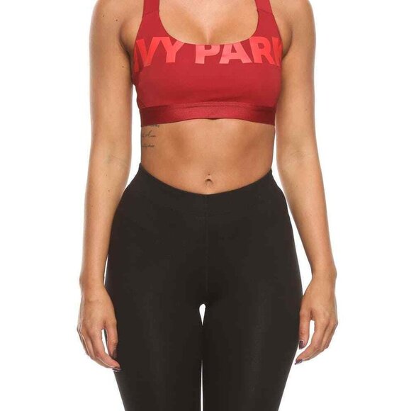 IVY PARK Sports Bra Women’s Extra Small Racerback Red New with Tags Deadstock - Picture 10 of 10